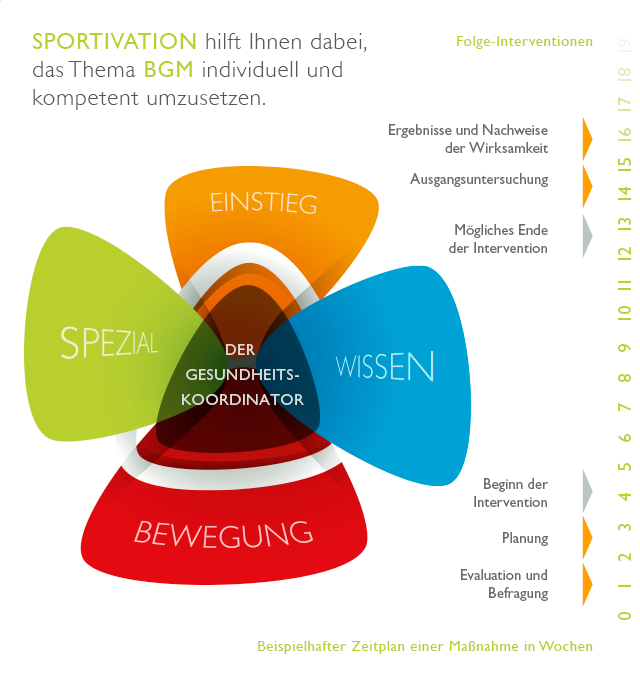 Grafik - Betriebliche Gesundheitsmanagement (BGM)